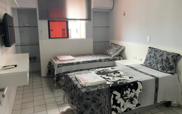 Apartamento amplo com acesso direto à praia!