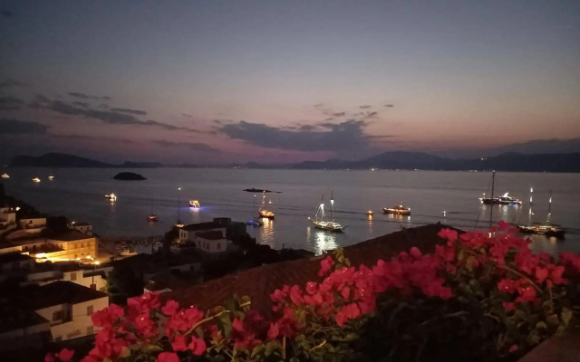 Panoramic Views Home in Hydra, Greece