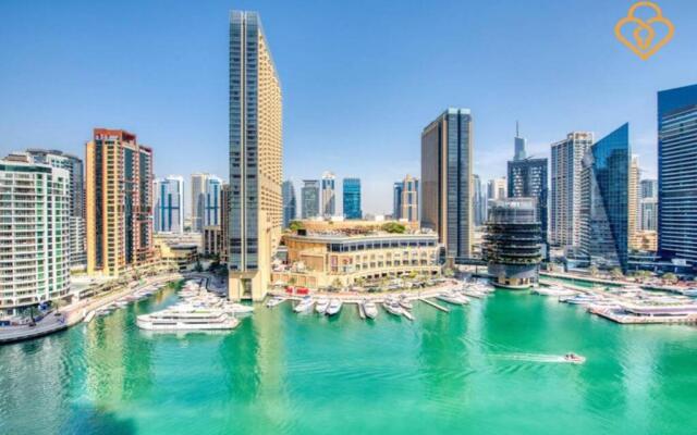 Keysplease Magnificent views of Bay Central, Dubai Marina