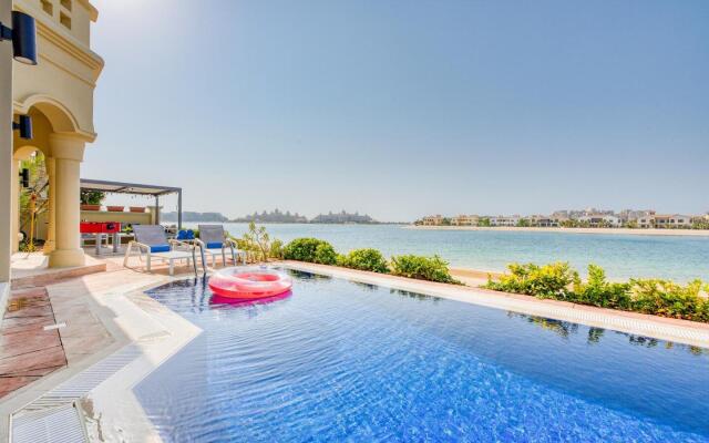 Fabulous Beachfront Palm Villa | Private Pool