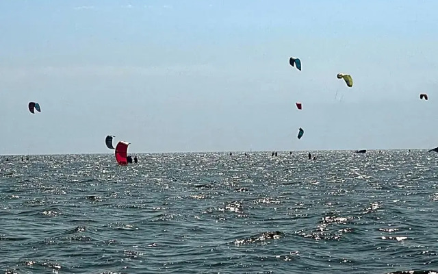 Seaview House with fireplace