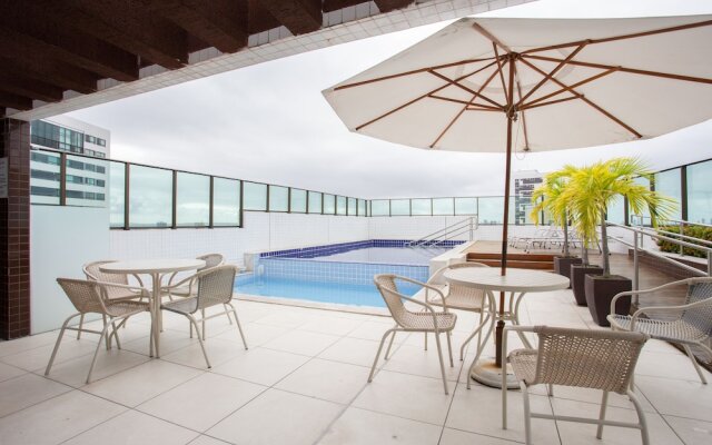 Lindo Flat no Beach Class Santa Maria em Boa Viagem