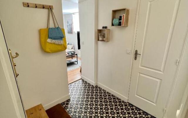 Nid douillet de 45 m2, centre-ville, 2 chambres
