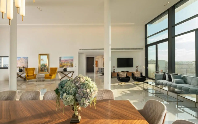 EVEN ISRAEL PENTHOUSE- JACUZZI- 5 royal Masters