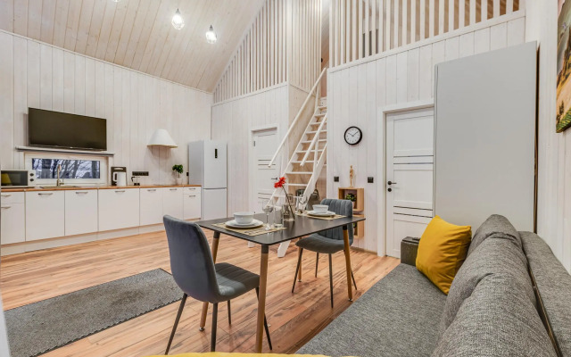 Загородный дом с баней на дровах