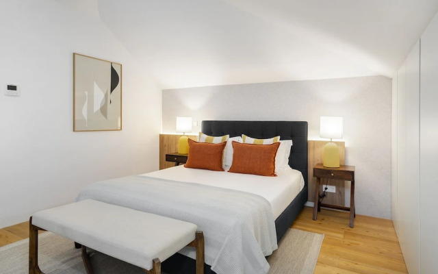 Lisbon Skyline Penthouse Luxury Living View, Ac & Elevator