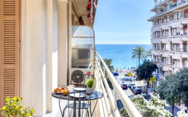 #29 Suite Gambetta AC Sea view 2 bedrooms 1min Walk to Promenade & Sea