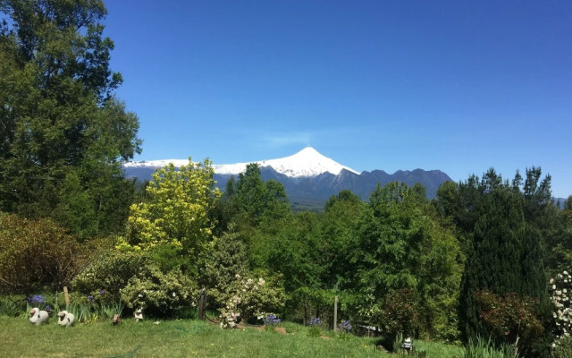 Cabañas en Pucon con vista cordillera