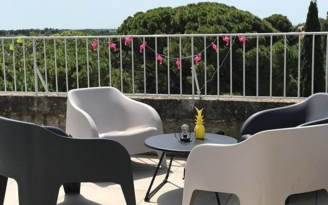 Le Soregia - Élégant T2, Clim, parking, rooftop