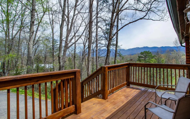 Constellation Station View Hot Tub Fireplace