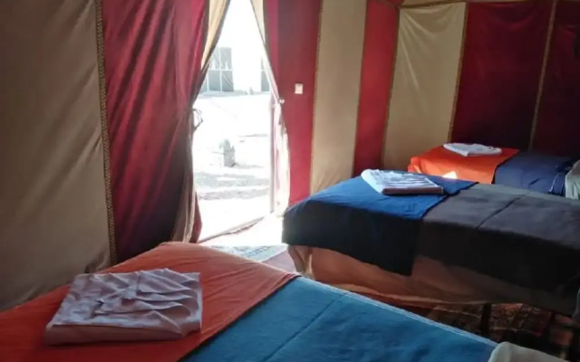 Family desert camp