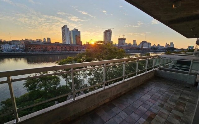 Puerto Madero Vista Al Dique 2 Aambientes Terraza