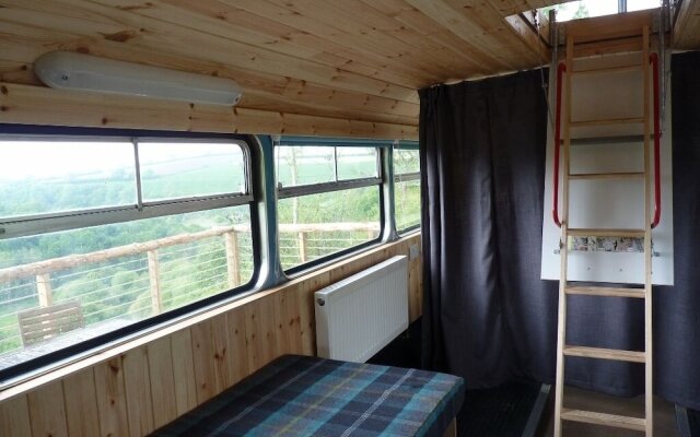 Ceridwen Glamping, Double decker Bus and Yurts