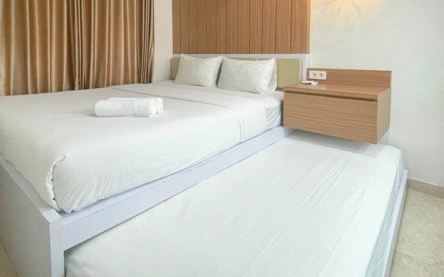 Wooden Accents 1Br At Podomoro City Deli Medan Apartment