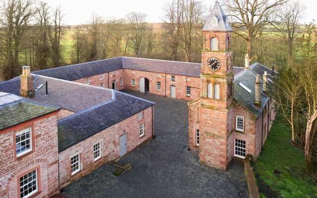 Charming Clock Tower Nestled in North Cumbria