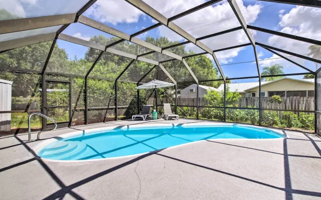 Bright Sebastian Home w/ Pool ~ 7 Mi to Beach!