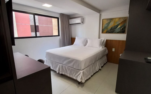 Flat Cabo Branco Aurea 50m do mar 403