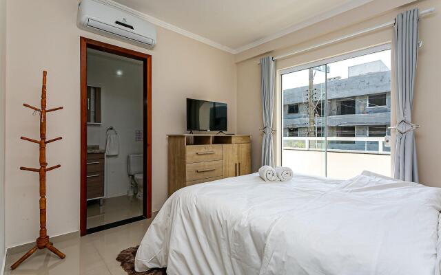 Lindo apto c/ sacada 850m da praia Ingleses RSY204