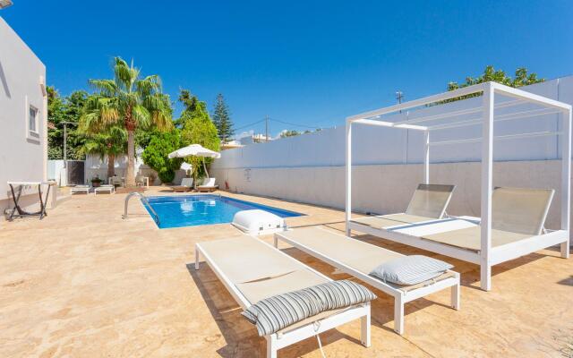 Villa Thetis Large Private Pool Walk to Beach Sea Views A C Wifi Car Not Required Eco-friendl - 2302