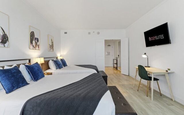 Beachfront Double Queen Hotel CozySuite