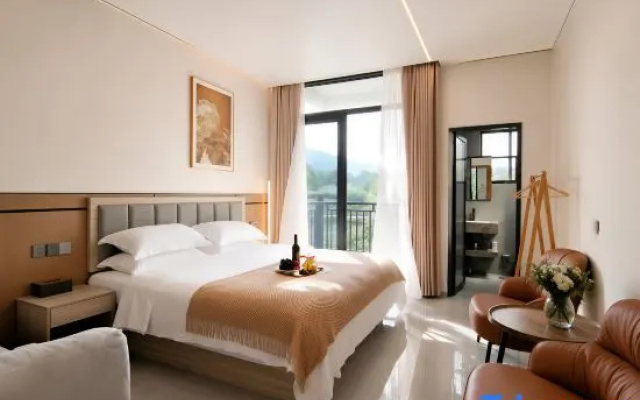 Wei Shi Hua Yin · Villa Garden Private Hot Spring Pool Single Residence – Guest Rooms – Chengdu