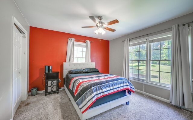 Milledgeville Home w/ Game Room & Private Dock!