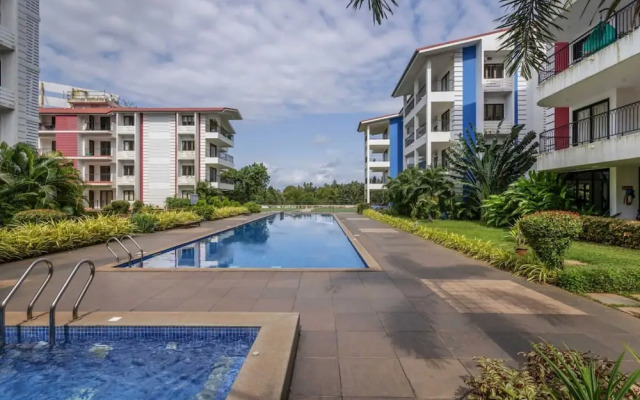 Premium 1BR in Calungute- Pool Sauna Near Beach