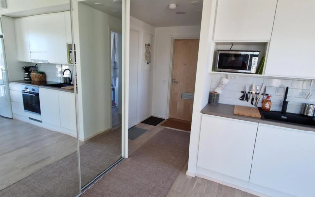 62m2 10th floor modern apartment with sauna and view