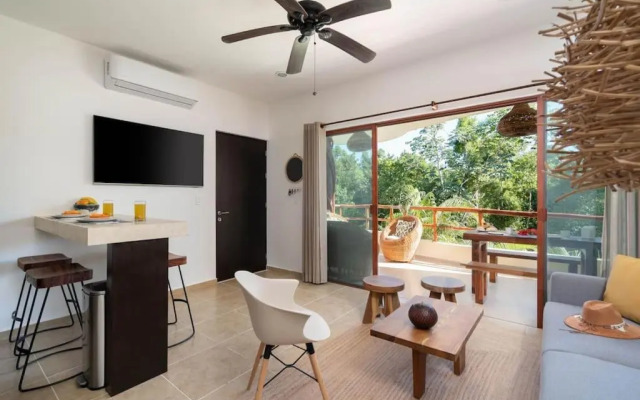 Selva 202 Kaax ná Confortable 1Bd Apt (100mb WIFI).