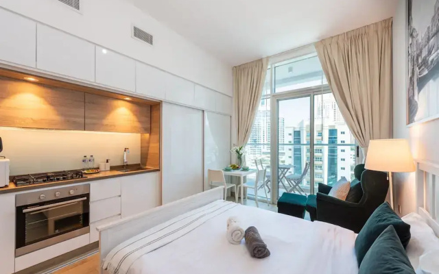 Marco Polo Studio with Marina View Huge Balcony in Marina - Hotel in ดูไบ - Photo 3