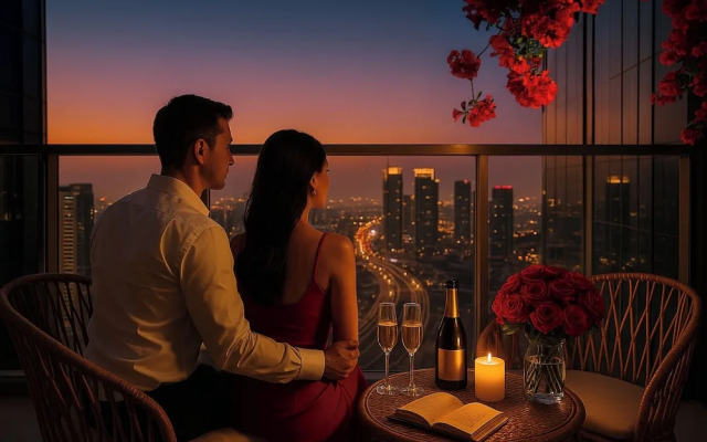 Burj Khalifa View Pool -1 BDR Paramount