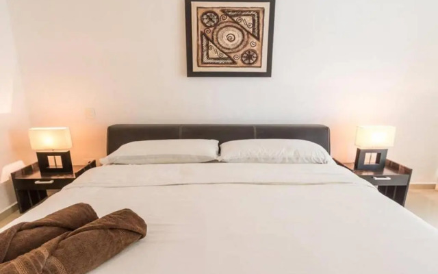Poolside tranquil apartment in Playa del Carmen
