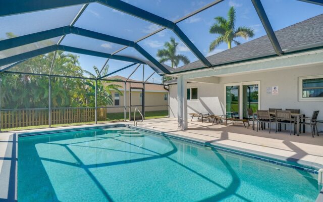 Sunlit Cape Coral House w/ Private Lanai & Pool!