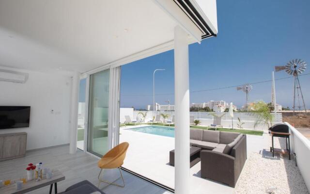 Protaras-Centre SeaView Villa, 200m From Beach- Blue Island Villa