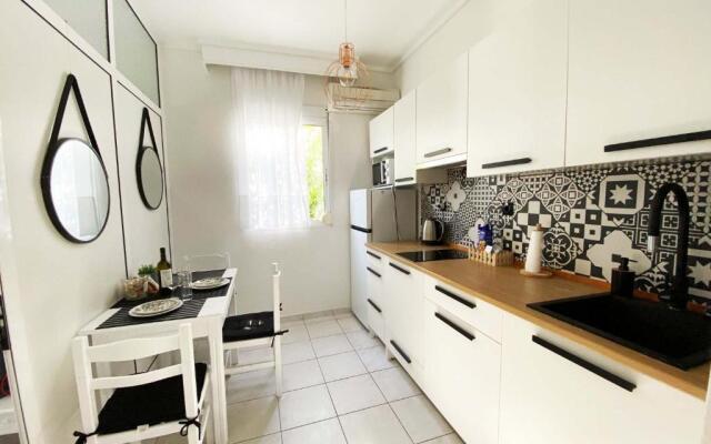 Cozy Apartment in Skala Fourkas,2 BR, 100m/Beach