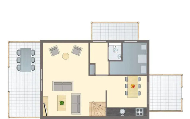 Sun-soaked Bungalow in Simonshaven