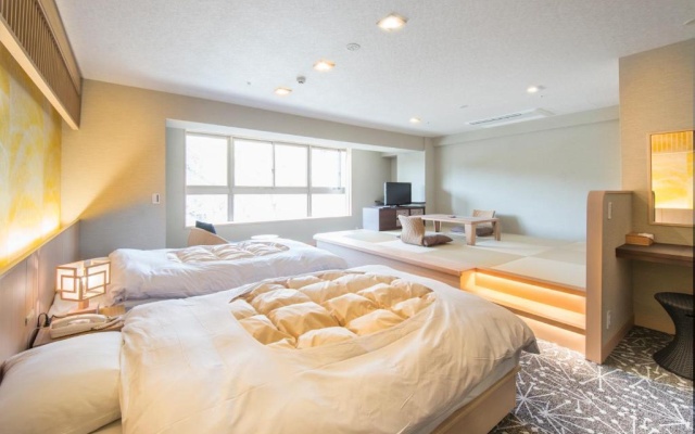 With Tatami Area Renovated (New Building) Twin room (트윈 침대 2개) 사진 1