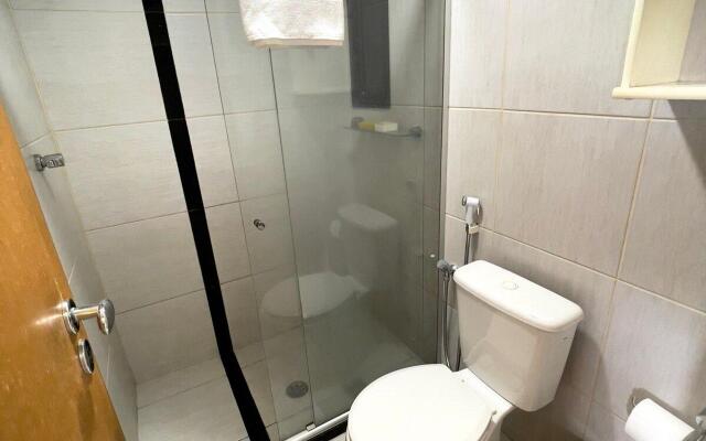 Apartamento com linda vista mar no Bahia Suites