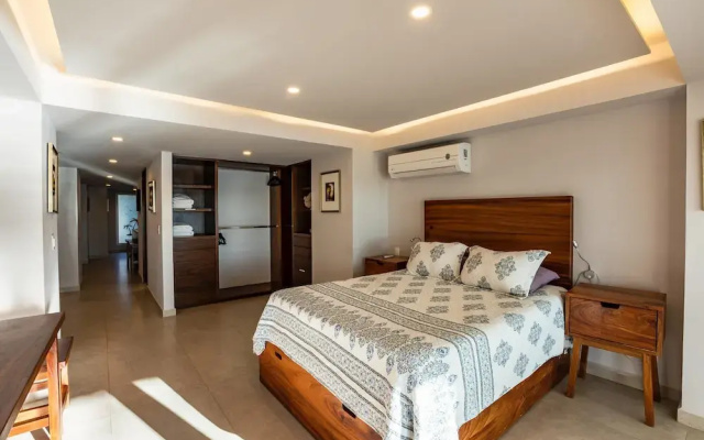 Apto moderno 1 hab Playa y alberca en PV