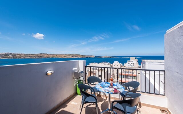 Seashells Penthouse Seaview Terrace by Getaways Malta