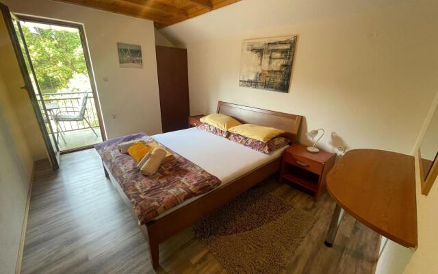 Vacation home with private swimming pool surrounded by nature