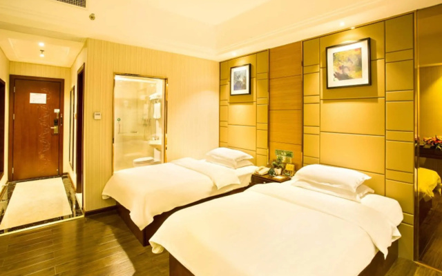 GreenTree Inn JieYang Bus Terminal Station RongHua Avenue Hotel – Guest Rooms – Jieyang