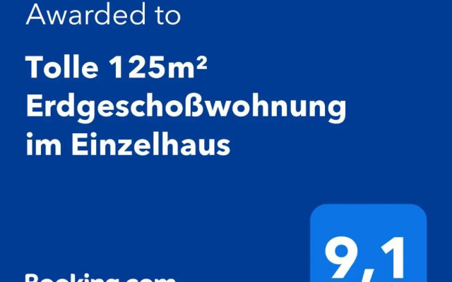 Tolle 125m² Erdgeschoßwohnung im Einzelhaus