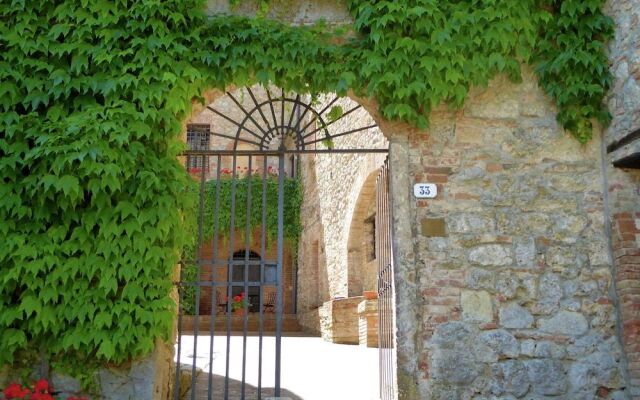 Vintage Castle in Monteriggioni Tuscany near Forest