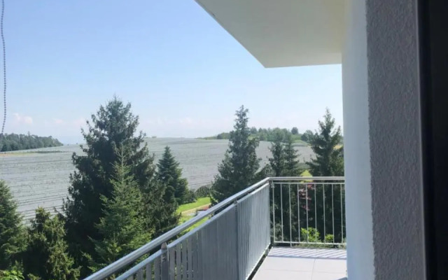 Moderne Wohnung mit Bergsicht