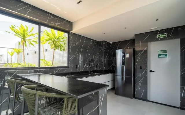 Studio in Build. w/ Pool, 280m fr the sea Ugr0404a