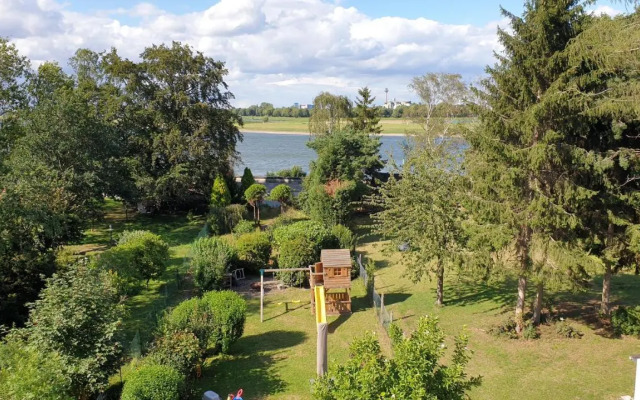Somnar Panoramaloft mit Hästens Betten - Rheinblick 150qm