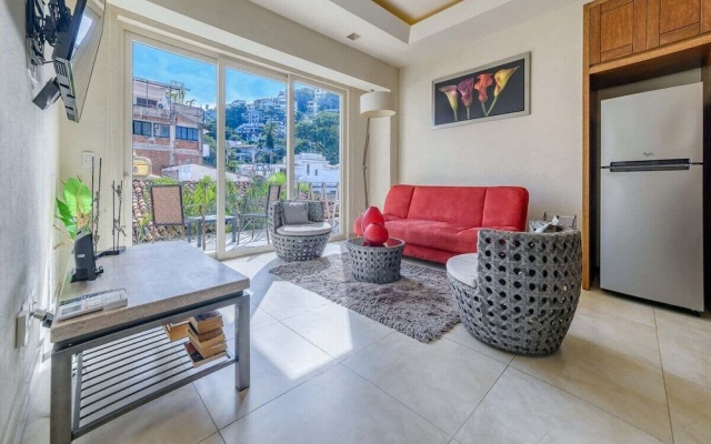 Chic Studio -rooftop Pool - Ocean View - King Bed
