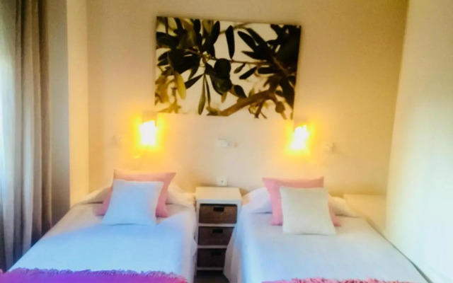 Marbella downtown next to the sea