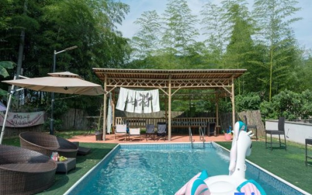 Mountainside Yongsu Starry Sky Pool Sky Curtain Mountain Resort Meishu (Anji Lingfeng Resort Shop) – Pool – Huzhou